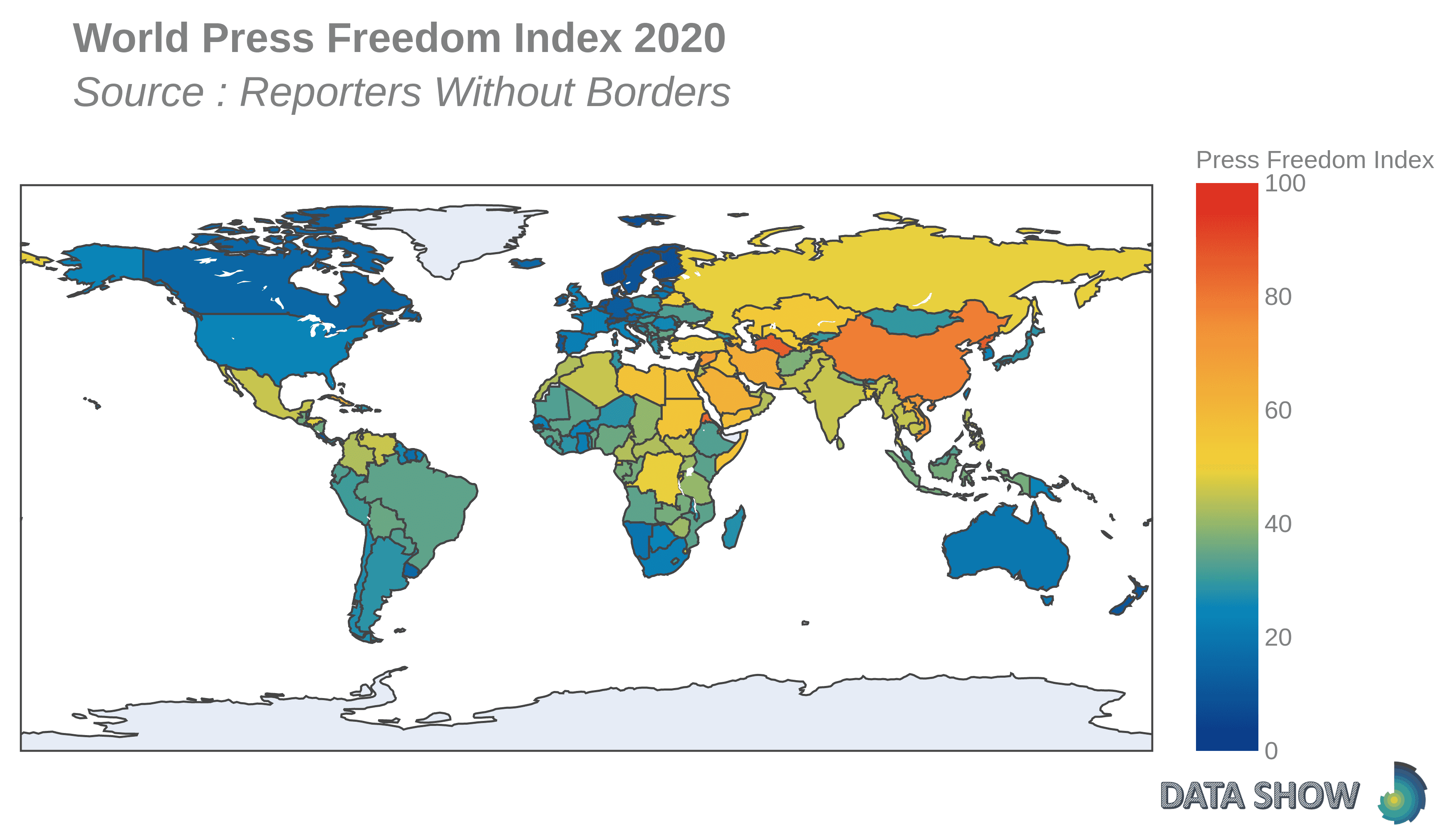 World Press Freedom Index 2020